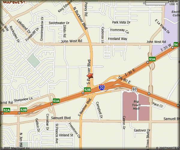 DDRC Monthly Meeting Location Map