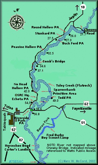 Illinois River map