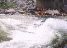 Whitney Peters in Hell Hole on Lower Ocoee